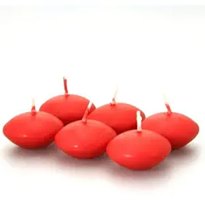 R Wellness Wax Floating Candles, Pack of 16, Unscented