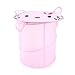 ALLTOP Foldable Cartoon Pop up Laundry Toy Bin Storage Hamper Box Foldable Basket for Kids (Both Girls and Boys), Pink