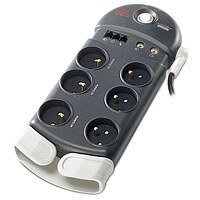 APC PH6VT3-GR Surge Protector / Überspannungsschutz Home / Office (inkl. Telefon- / TV-Videoschutz)
