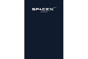 SpaceX Notebook: SpaceX , Nasa , Blank Lined Notebook , For Space Science Lovers , Universe , 120 Pages , 6 x 9 Inches