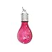 Price comparison product image Waterproof Solar Lamp, Rotatable Outdoor Garden Camping Hanging LED Light Bulb (Hot Pink)