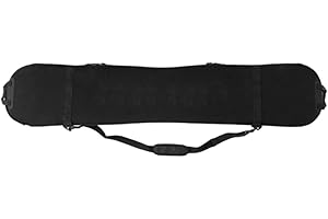 NOPEILVI Borsa da Snowboard Resistente Ski Skibli Nero Portare Borsa Monoboard Piatto Protettivo Coperchio di Protezione 155 cm, Borsa per Lo Snowboard, tavola da Sci