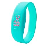 Armbanduhren Mode-Accessoires, Casual Solid Color Silikonband Digital LED Unisex Sport Armbanduhr Armband - Sky Blue
