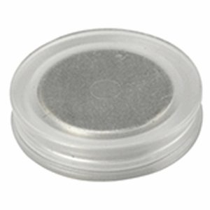Preisvergleich Produktbild 5 x Ecobra Glasboard-Rundmagnet Neodym 25x6mm weiß transparent