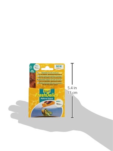 Tetra FreshDelica Krill Naturfutter (in nährstoffreichem Gelee für alle Zierfische für alle Zierfische), 3er Pack (3 x 16 Einzelbeutel, 3 x 48 g) - 4