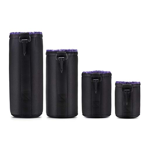 Preisvergleich Produktbild 4pcs / pack DSLR SLR Kameraobjektiv-Schutztasche Wasserdichter Neopren-Etui
