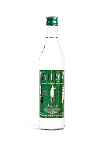 Premium OUZO | Uzo aus Griechenland (USO) | Anis likör | Anis schnaps | mild | Geschenk | 1x 700ml Glas Flasche