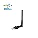 Produktbild bescita 600 Mbps Dual Band 2.4/5Ghz Wireless USB WiFi Netzwerkadapter mit Antenne 802.11AC