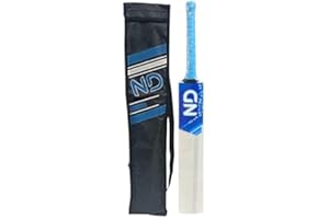 ND Sports Cricket Bat – Professional-Grade Willow Bat for All Formats | Lightweight & Durable | Ideal for Training & Matches