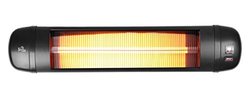 2.000 Watt Firefly Wandheizstrahler mit Halogen-Infrarot-Röhre und Fernbedienung / Tarrassen Heizstrahler - 4