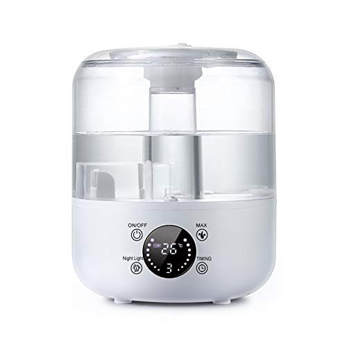 L'émouchet 3L Digital Cool Mist Humidifier with Ioniser - Built-in Hygrostat sensor automatically maintains Humidity, Aroma Diffuser Tray & Auto Shut-Off