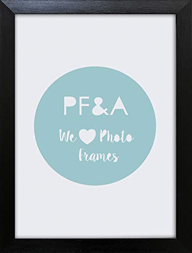 PF&A A4 / 21x29,7 cm Oxford Cadre Photo Noir  Verre  Mince Cadre Certificat  Portrait et Paysage / Largeur du Cadre 2 cm