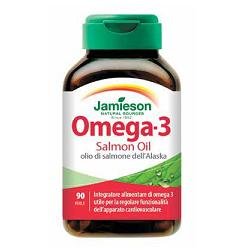Omega 3 Salmon Oil 1000mg 90cpr - Integratore all'olio di salmone
