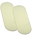 2 BabyPrem Fitted Cotton Bassinet Moses Basket Sheets 67 x 30cm CREAM