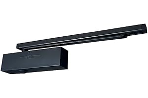 GROOM FERMETURES SA Ferme-porte GROOM 3400 - Bras anti-vandalisme - Noir - GR340515