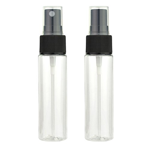 Jmkcoz 12 Satz Sprühflaschen Spielraum Flaschen leer durchsichtigem Kunststoff feinen Nebel Spray-Flaschen 30ml für Reinigung, Reise, Ätherische Öle, Parfüm + 1pc Mikrofaser Reinigungstuch - 5