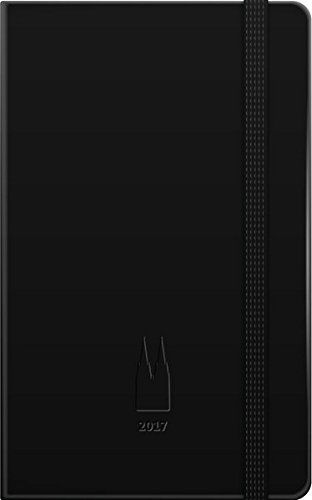 365 Tage Köln 2017, schwarz: Jahresplaner mit Einstecktasche und Leseband