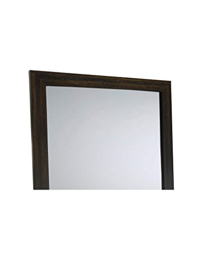 Schwarze Türspiegel ohne Löcher 37×128 cm. - 4