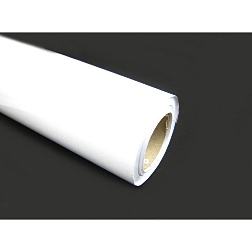 Preisvergleich Produktbild Transparente Laminierfolie hochglanz selbstklebend 63cm x 50m glossy PVC Kaltlaminierfolie