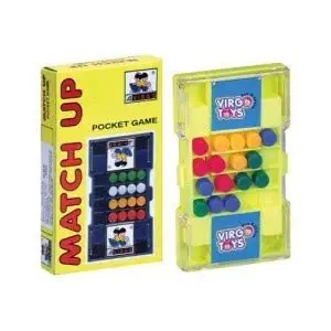 Matchup Pocket Puzzle Strategic Game,Brain Teaser, Traditional Challenging Board Game for Kids and Adults