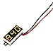 Produktbild pictech Mini Digital Voltmeter Panel DC 2,5 30 V-Draht-Meter Spannung Tester mit Mehrfarbige Lichter für Auto Motorrad Batterie – 1 x Mini Digital Voltmeter – Länge 31 mm × Breite 12 mm × Höhe 9 mm