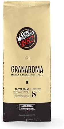 Caffè Vergnano 1882 - Caffè in Grani Granaroma - 1 confezione da 1 Kg