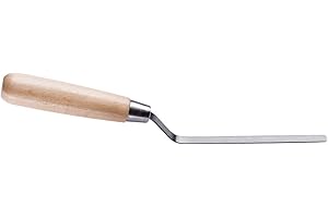 UNGROL HARDY Truelle pour maçonnerie Plâtrage Nivellement Colles Outils de gypse Poignée Construction en bois Rénovation Travaux de rénovation Spatule d'application de gypse Taille 8 mm