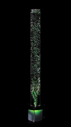 Wassersäule / Sprudelsäule ø 100 mm, H = 1080 mm, Fuß silber, automat. Farbwechsel RGB - 3