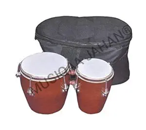 Music World MUSIQAA JAHAN Bongo Drum (Oval) with Cover