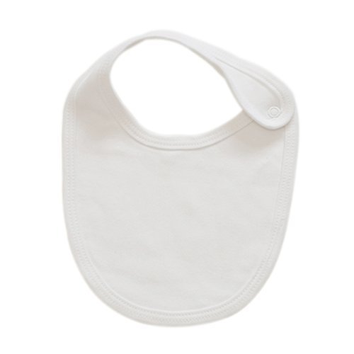 BabywearUK STUD BIB WITH FRONT POPPER - British Made