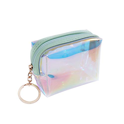 Preisvergleich Produktbild Rosennie Mode Pailletten Handtasche Schultertasche Kosmetik Make-up Tasche Tote Damen Geldbörse Outdoor Reise-Kit Beauty Make-up Pinsel Taschen Pinseltasche Schule Mäppchen Stifttasche (Grün A)