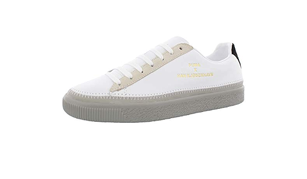 Buy Puma Unisex X Han Kjobenhavn Basket Stitched, Puma White/Drizzle, Size  9.5 at Amazon.in
