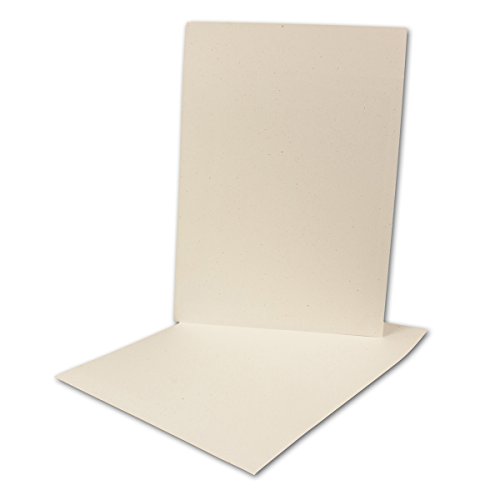 50 Stück // Artoz Green-Line Karten ohne Falz // DIN A4, 297 x 210mm, Farbe: birch