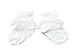 Pretty Cute Frilly ALL WHITE Pair of Girls Socks - Size Newborn (UK Size 0-0)
