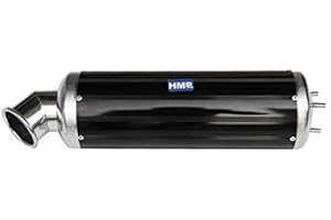 ‎HMPARTS HMParts Auspuff Endtopf Typ 32 schwarz Quad ATV Bashan Shineray Jingling