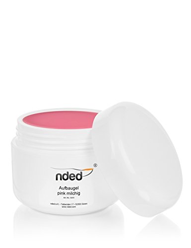 NDED UV-Aufbaugel - Nagelgel - Builder-Gel, Pink - milchig, Mittelviskos, rosa, 30 ml, UV geeignet, säurefrei