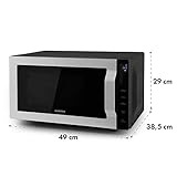 horno microondas panasonic digital grill 23 litros nn-gt353m PERFECTA COMBINACIÓN: Perfecto para preparar rápidamente comidas y deliciosos tentempiés. Ya sea para cocinar, calentar o descongelar, tiene una capacidad de 25 L, con parrilla de 1000 W y rendimiento de microondas de 900 W.