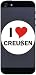 Produktbild I Love Aufkleber 7 cm mit Stadtname CREUßEN - Decal - Sticker - Handy - Handyskin - Handyaufkleber - Telefonaufkleber / JDM / Die cut / OEM