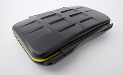 Ares Foto® MC-SD8 Speicherkarten Schutzbox / Memory Card Case / Card Safe / für 8 Stück SD Karten – New Edition 2017 for 8 SDHC Cards - 8
