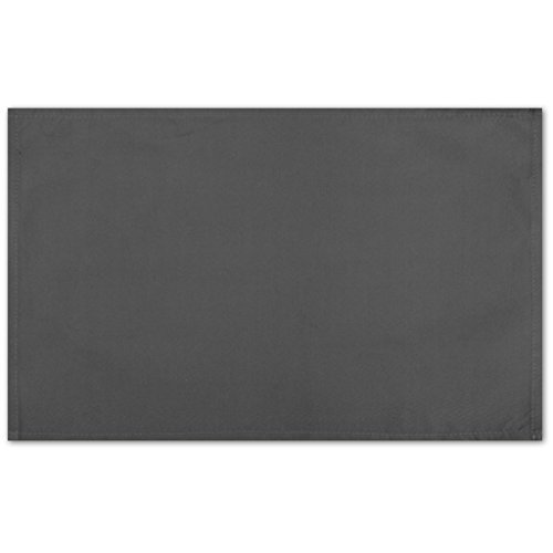 Tischläufer Platzsets Tischdeko Tischdecke Tischset (anthrazit – dunkelgrau / 1x Tischläufer + 6x Platzsets) - 5