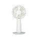 Produktbild Mini Spiegel Doppel Verwendungs Ventilator USB Elektrischer Ventilator Tragbarer Tischventilator 3-Geschwindigkeit Wind Justierbares für Schlafzimmer / Büro Mehrfarbenwahlweise (White)