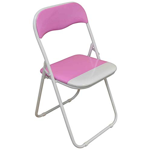 Harbour Housewares Pink/White Padded, Folding, Desk Chair... Amazon.co.uk Kitchen & Home