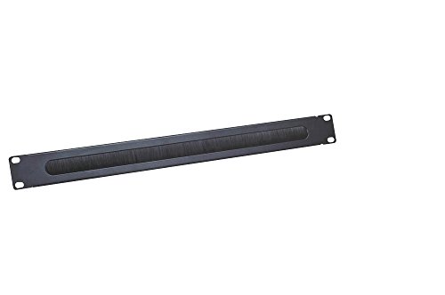LogiLight 48.3 cm (19 Zoll) Kabeldurchführung 1HE mit Bürsteneinsatz schwarz