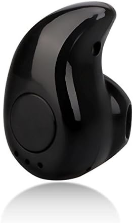 Wireless Earbud iLepo Bluetooth Mini Earphone Ultra-Small Earpiece Invisible Headset Microphone Hands-free Calling for iPhone Tablets Samsung And More (One piece Black)