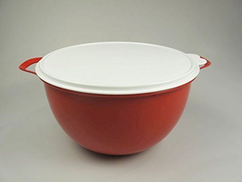 TUPPERWARE Rührschüssel Maximilian 10,0 L rot Schüssel peng Partybombe Salatbar - 2