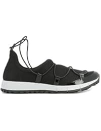Jimmy Choo Mujer ANDREAFMMBLACK Negro Tela Zapatillas Slip-On