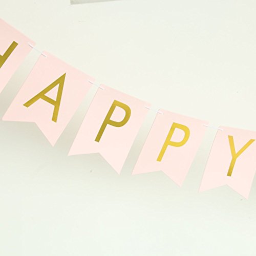 Veewon ALLES GUTE ZUM GEBURTSTAG Girlande Ammer Fahne Geburtstagsfeierbevorzugung Flagge Fahnen Dekoration Hängen - 5