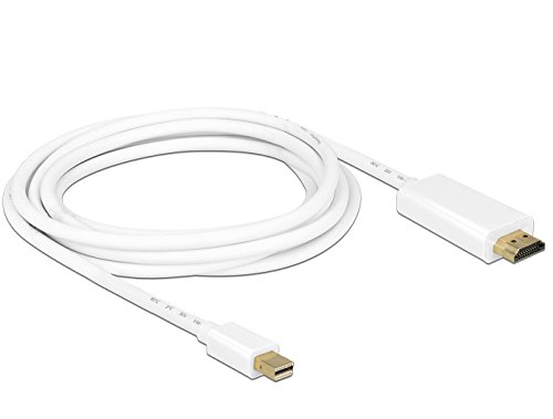 Delock 83707 Kabel mini Displayport 1.2 Stecker zu High Speed HDMI A Stecker, 4K, 2m - 2
