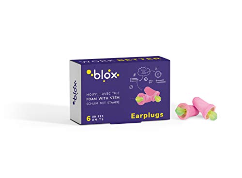 BLOX Mousse Concentration - Bouchons d'oreille mousse ultra douce - 3 paires - Concentrer, étudier - Très facile à appliquer - Applicateur - Efficace et très performant - Concentration garantie
