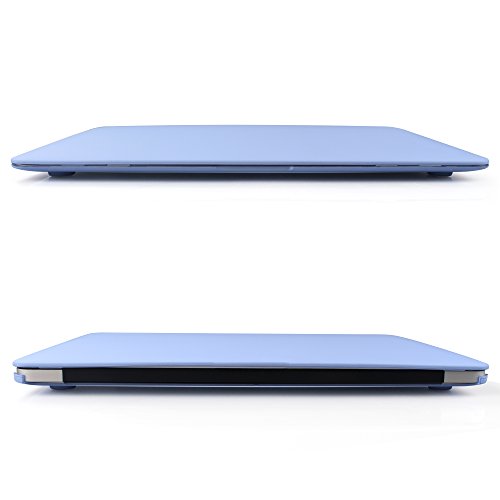 iDOO MacBook Schutzh  lle   Hard Case Cover Laptop H  lle  F  r MacBook Air 13 Zoll  A1369 A1466  - matt  Babyblau